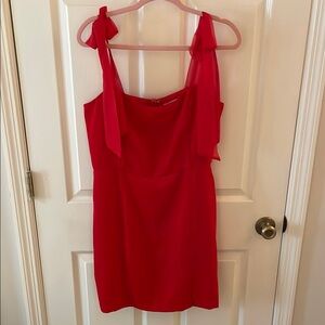 Elegant Red Sleeveless Dress